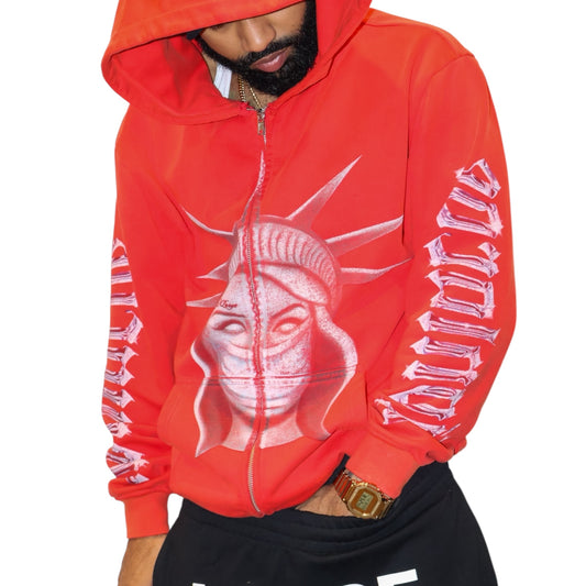 RED LIBERTY ZIPUP